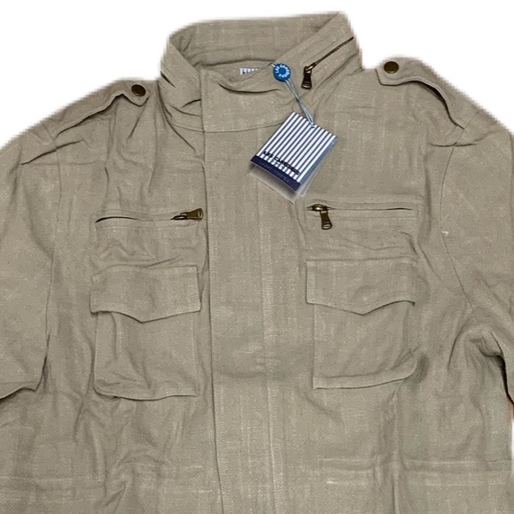NWT! 🇫🇷 Les Canebiers Military-Style Jacket - Picture 3 of 8
